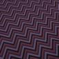 Preview: Fabric stretch jacquard knit jersey zig zag design pink lilac black purple dress fabric children's fabric