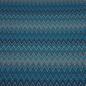 Preview: Fabric jacquard jersey zig zag design turquoise navy gray white dress fabric children's fabric