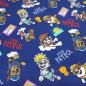 Preview: Stoff Baumwolle Jersey Lizenzdruck Paw Patrol 2 blau bunt Kinderstoff Kleiderstoff