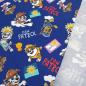Preview: Stoff Baumwolle Jersey Lizenzdruck Paw Patrol 2 blau bunt Kinderstoff Kleiderstoff