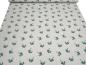 Preview: Fabric cotton jersey swan birds gray mint green white dress fabric