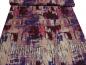 Preview: Stoff Blusenstoff Abstrakt altrosa braun obergine beige fuchsia Kleiderstoff