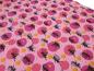 Preview: Fabric cotton jersey fairies dots design pink orange black white dress fabric children's fabric