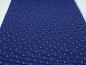 Preview: Stoff Baumwolle Jersey maritimen Anker Streifen Design marine royalblau weiß Kinderstoff Kleiderstoff