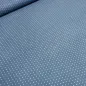 Preview: Fabric cotton poplin with 2 mm dots dots design jeans blue white dress fabric blouse fabric decorative fabric