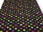 Preview: Fabric cotton french terry sweatshirt fabric vintage stars design multicolor black gray colorful children's fabric dress fabric