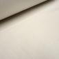 Preview: Stoff Baumwolle Bündchenstoff Ringelbündchen Schlauchware 1mm fein gestreift beige-weiß
