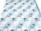 Preview: Fabric cotton jersey with dandelion flowers design white turquoise blue colorful dress fabric children's fabric