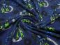 Preview: Fabric cotton jersey Robots robots design blue green gray colorful children's fabric dress fabric