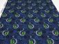 Preview: Fabric cotton jersey Robots robots design blue green gray colorful children's fabric dress fabric