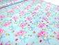 Preview: Stoff Baumwolle Popeline Patchwork Elefanten Hasen blau rosa bunt Kinderstoff Kleiderstoff