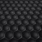 Preview: Fabric cotton french terry sweatshirt fabric hexagon graphic geometric pattern gray black dress fabric children's fabric