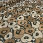 Preview: Fabric chiffon with heart design brown beige black blouse fabric dress fabric