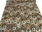 Preview: Fabric chiffon with heart design brown beige black blouse fabric dress fabric