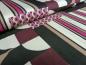 Preview: Fabric jersey retro patchwork design black beige brown fuchsia bordeaux dress fabric