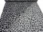 Preview: Stoff Jacquard Leoparden Design Doubleface schwarz ecrú Jackenstoff Kleiderstoff Kostümstoff Wollstoff