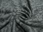 Preview: Stoff Feinstrick Jacquard Strickstoff mit geometrischen Muster grau schwarz Kleiderstoff