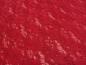 Preview: Stoff Stretch Spitze Spitzenstoff mit Blumenmuster Rosen geblümt rot Kleiderstoff