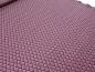 Preview: Stoff Viskose Lurex Glitzer Jersey retro Rauten Design pink lila weiß silber Kleiderstoff