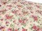 Preview: Stoff Baumwolle Voilé Blumenmuster Design vanille rot rosa grün gelb Blusenstoff Kleiderstoff