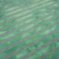 Preview: Fabric cotton jersey with 9 mm batik stripe design gray green striped dress fabric children's fabric