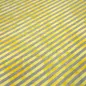 Preview: Stoff Baumwolle Jersey mit 9 mm Batik Streifen Design grau gelb gestreift Kleiderstoff Kinderstoff
