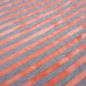 Preview: Fabric cotton jersey with 9 mm batik stripe design gray red stripes dress fabric children's fabric