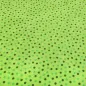 Preview: Stoff Baumwolle Popeline Querstretch mit 2 mm Punkte Pünktchen Design grün oliv Kleiderstoff Blusenstoff Dekostoff