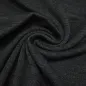 Preview: Stoff Sweatshirtstoff mit weicher angerauhter Innenseite und feinen Nadelstriefen Design anthrazit grau melange Kleiderstoff Hoodiestoff Kinderstoff