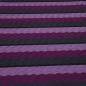 Preview: Stoff Jacquard Jersey Streifen flieder beere grau schwarz gestreift gesmogt Kleiderstoff