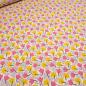 Preview: Fabric modal jersey with floral pattern design pale pink pink yellow black dress fabric children's fabric