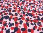 Preview: Stoff Modal Jersey Tupfen Flecken Design rosa rot blau Kleiderstoff Kinderstoff