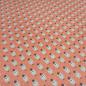Preview: Fabric cotton jersey teddy bear bear head dots design orange beige black white children's fabric dress fabric