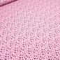 Preview: Stoff Baumwolle Jersey mit Blumenmuster Streublumen Design rosa pink schwarz bunt Kleiderstoff Kinderstoff