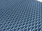 Preview: Stoff 100% Baumwolle Popeline mit Vögel Stroche Design blau weiß schwarz Kleiderstoff Blusenstoff Dekostoff