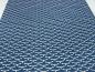 Preview: Stoff 100% Baumwolle Popeline mit Vögel Stroche Design blau weiß schwarz Kleiderstoff Blusenstoff Dekostoff