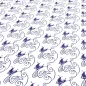 Preview: Stoff 100% Baumwolle Popeline mit Schiffe Wellen Design weiß marine blau Kleiderstoff Blusenstoff Dekostoff