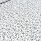 Preview: Fabric cotton poplin with scattered flowers flowers tendrils design white black gray blouse fabric dress fabric decorative fabric