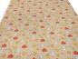 Preview: Stoff Baumwolle Popeline mit Eicheln Blätter Laub Herbst Design beige braun rost grau bunt Blusenstoff Kleiderstoff Kinderstoff Dekostoff