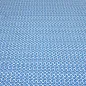 Preview: Stoff Baumwolle Popeline Tante Ema mit Ornamente Tropfen Design weiß blau hellblau Kleiderstoff Blusenstoff Kinderstoff