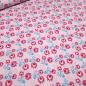 Preview: Stoff Baumwolle Popeline Tante Ema Tulpen Blumenmuster Design rosa pink türkis weiß Kleiderstoff Blusenstoff Kinderstoff Dekostoff