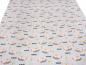 Preview: Fabric cotton jersey with whale princess crown design grey melange pink black gold children's fabric dress fabric