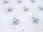 Preview: Stoff Baumwolle French Terry Sweatshirtstoff Hasen Häschen Flieger Flugzeige Design weiß bunt Kinderstoff Kleiderstoff