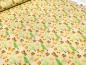 Preview: Fabric cotton jersey forest animals bears deer foxes design beige brown orange colorful children's fabric dress fabric