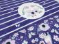 Preview: Fabric cotton jersey panel birds floral design blue pink white mint colorful children's fabric dress fabric