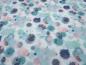 Preview: Fabric cotton muslin double gauze spots dots white mint green pink gray blouse fabric burp cloth