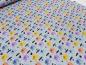 Preview: Stoff Baumwolle Jersey Elefanten Design grau melange orange curry blau grau bunt Kinderstoff Kleiderstoff