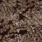 Preview: Fabric viscose jersey abstract flowers leaves design brown beige sand black dress fabric