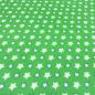 Preview: Stoff Baumwolle Jersey mit Sterne Stars Design grün weiß blau Kleiderstoff Kinderstoff
