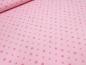 Preview: Stoff Baumwolle Jersey Sterne rosa pink Kinderstoff Kleiderstoff